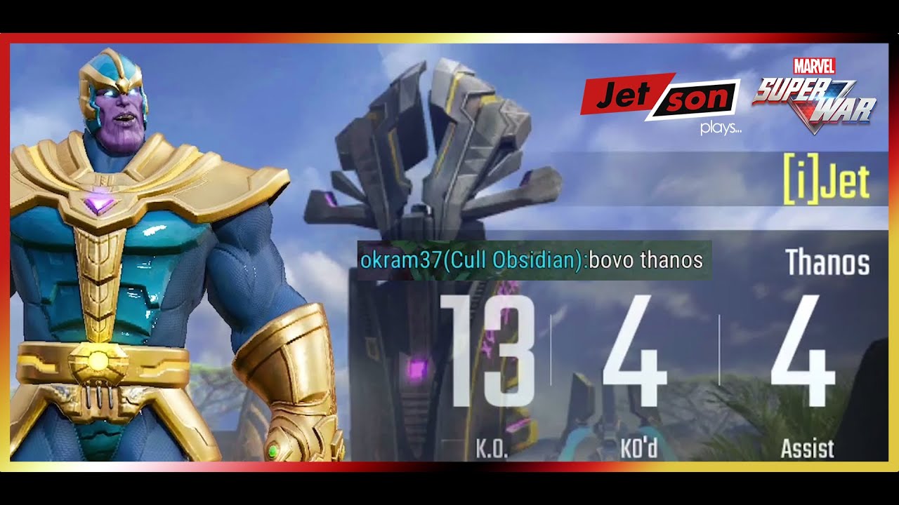 AVENGERS, ASSEMBLE!! - Thanos Highlights  [  Marvel Super War  ]