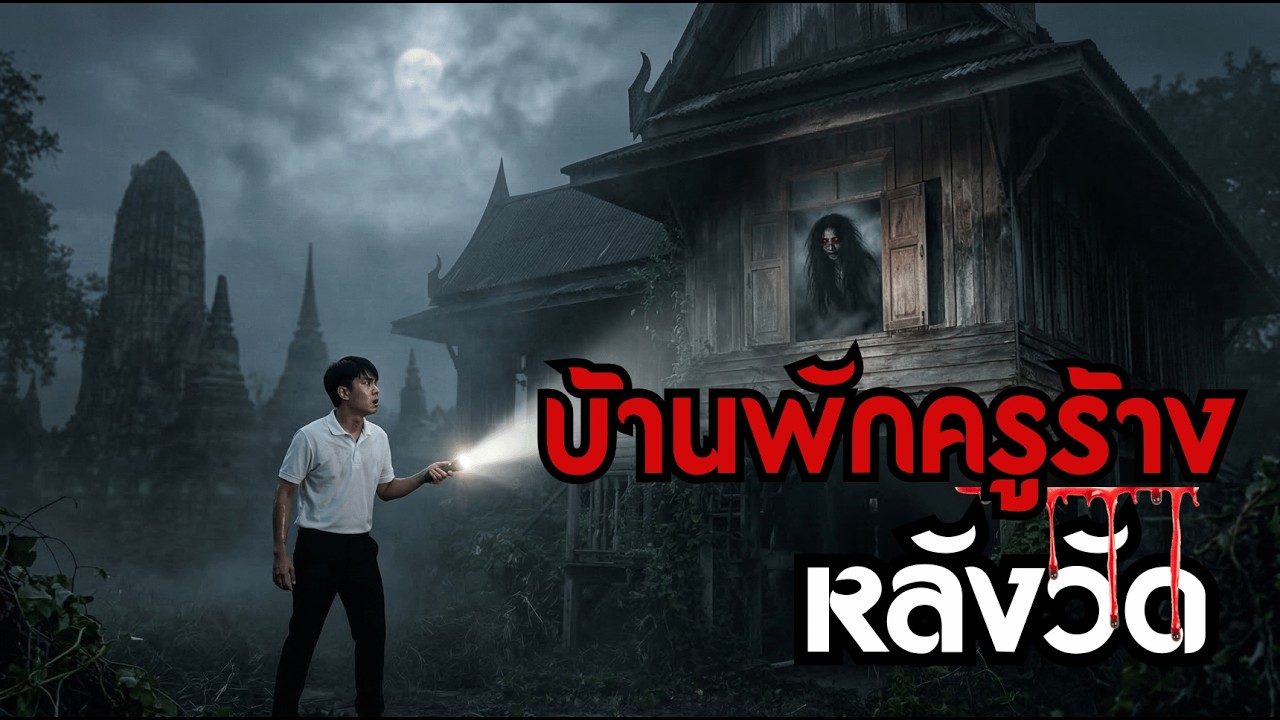 วิญญาณบ้านพักครูร้าง หลังวัด #เรื่องเล่ากรรม