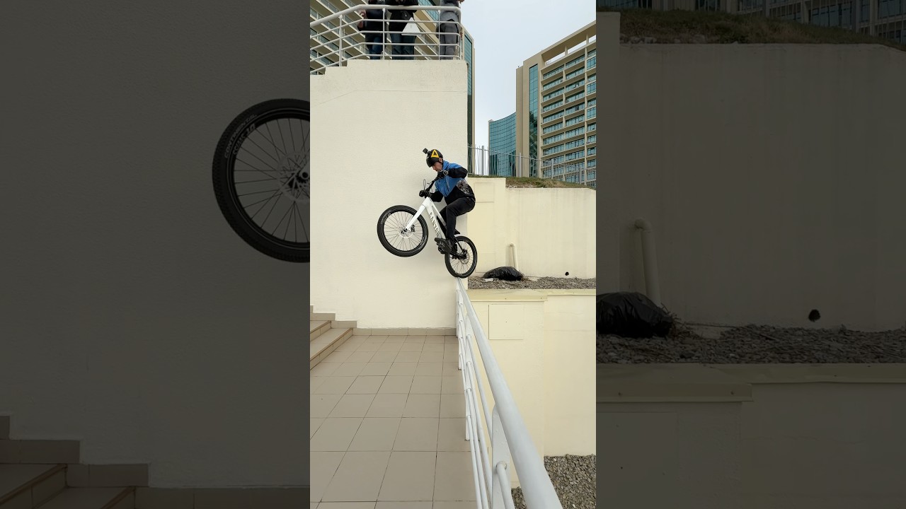 Несколько крошечных дропов. Веломедик🛠️ #canyonbike #streettrials #redbull