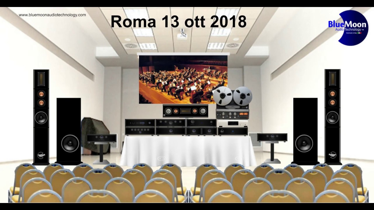 Blue Moon - Roma 13/10/2018 Multicanale Audio e Video le novit&agrave; - Sistema HiFi