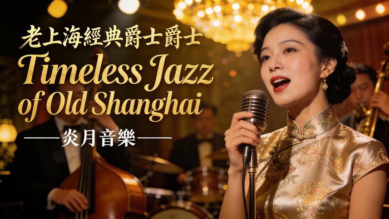 🎷《老上海經典爵士｜Timeless Jazz of Old Shanghai》20 首黃金年代精華｜1940s–1950s 上海時代曲 × Chinese Jazz-Pop（1 小時復古精選）