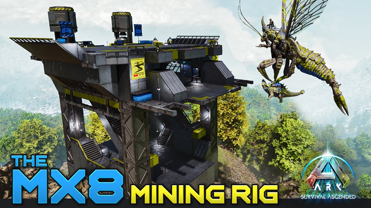 Ark Ascended: MX8 Mining Rig Build