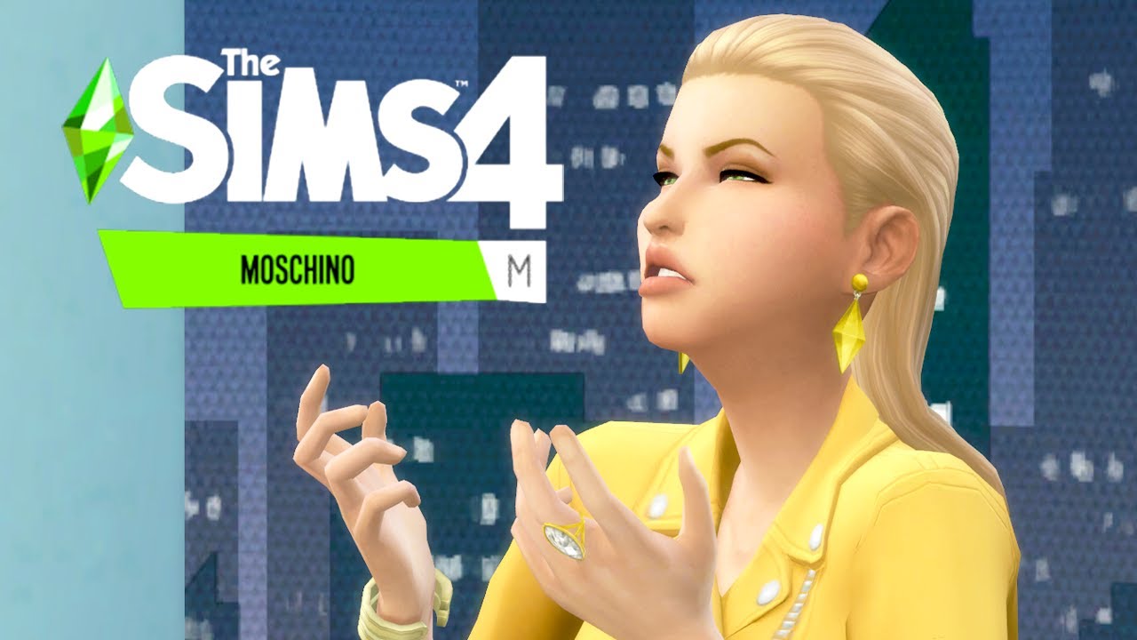 NANCY LANDGRAAB PROPAGANDA IN THE SIMS 4: MOSCHINO STUFF (FIRST LOOK)