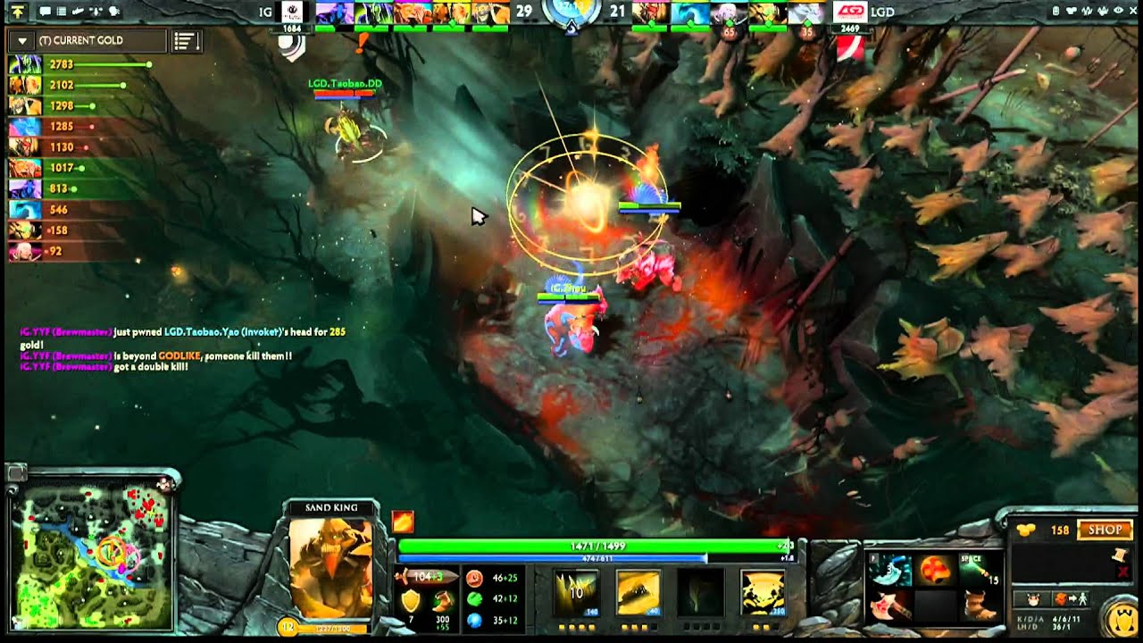 iG vs LGD -  Losers Bracket Finals Game 1 - The International - English Commentary