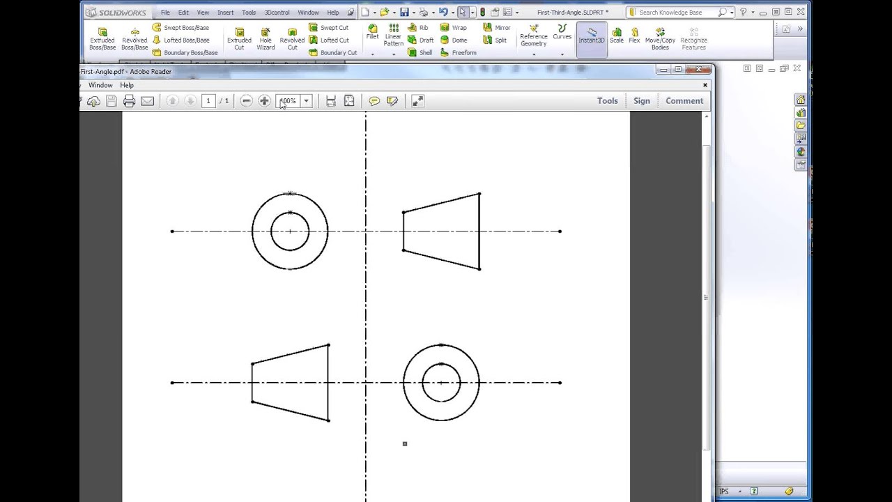 Understanding First and Third Angle Projections - Engineering Drawings