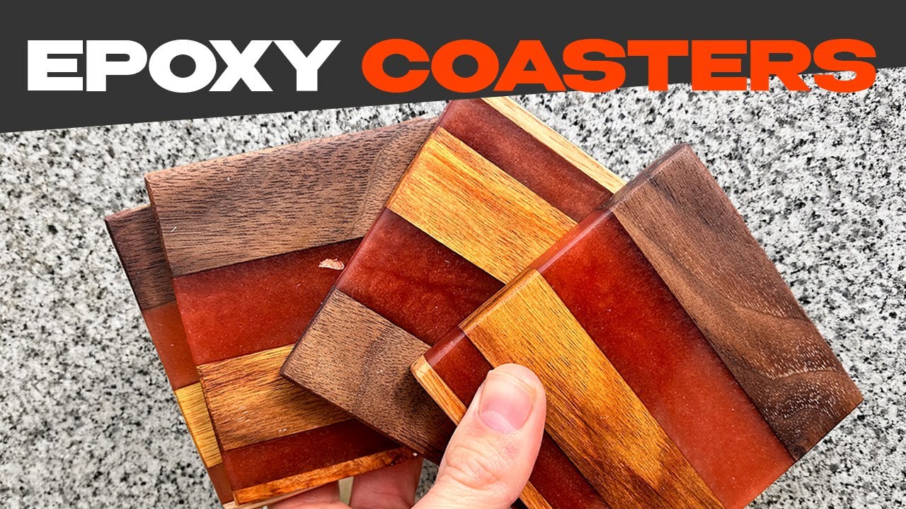 How To Make EASY Epoxy Coasters To SELL!