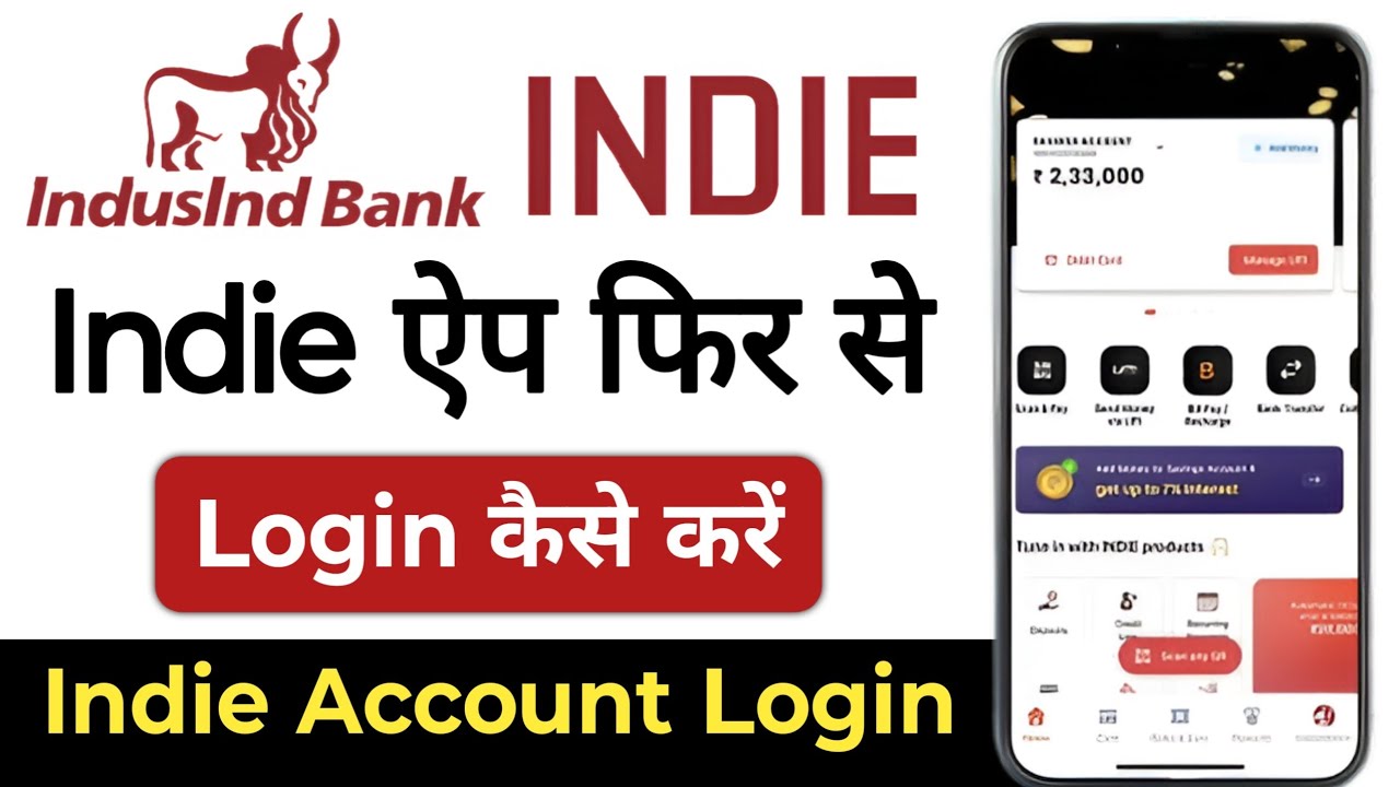 Indie Mobile banking app Login kese karen Indie App Registration Online Full Process