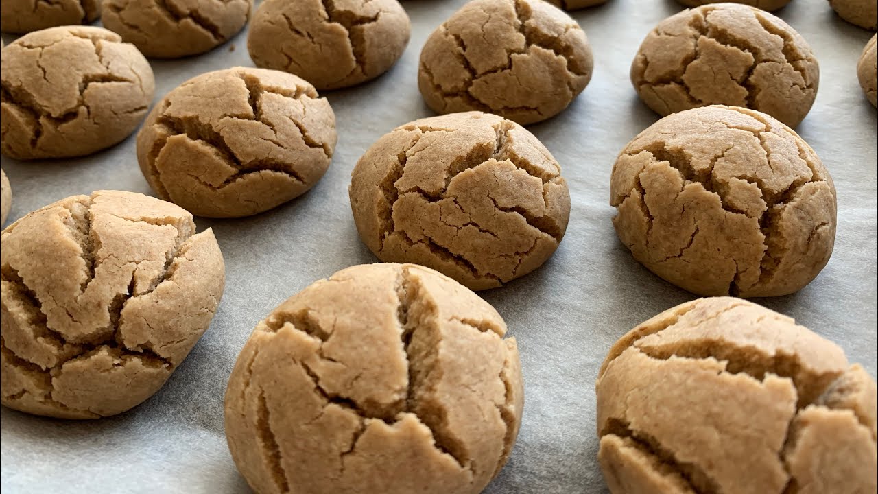 🔔🔔🍪BU KURABİYELER NASIL BÖYLE ÇATLIYOR ✅TAHİNLİ TÜRK KAHVELİ KURABİYE TARİFİ 🍪VEGAN KURABİYE 🍪