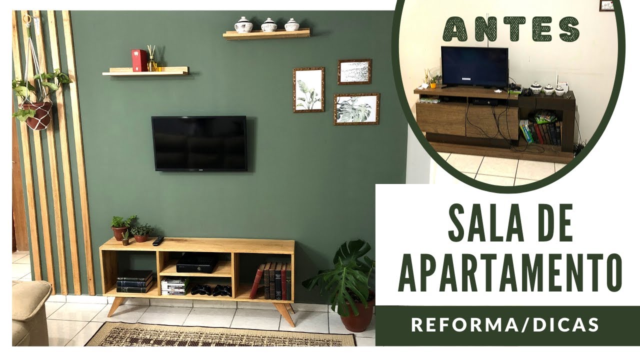REFORMANDO uma  SALA de APARTAMENTO - Eduardo Wizard