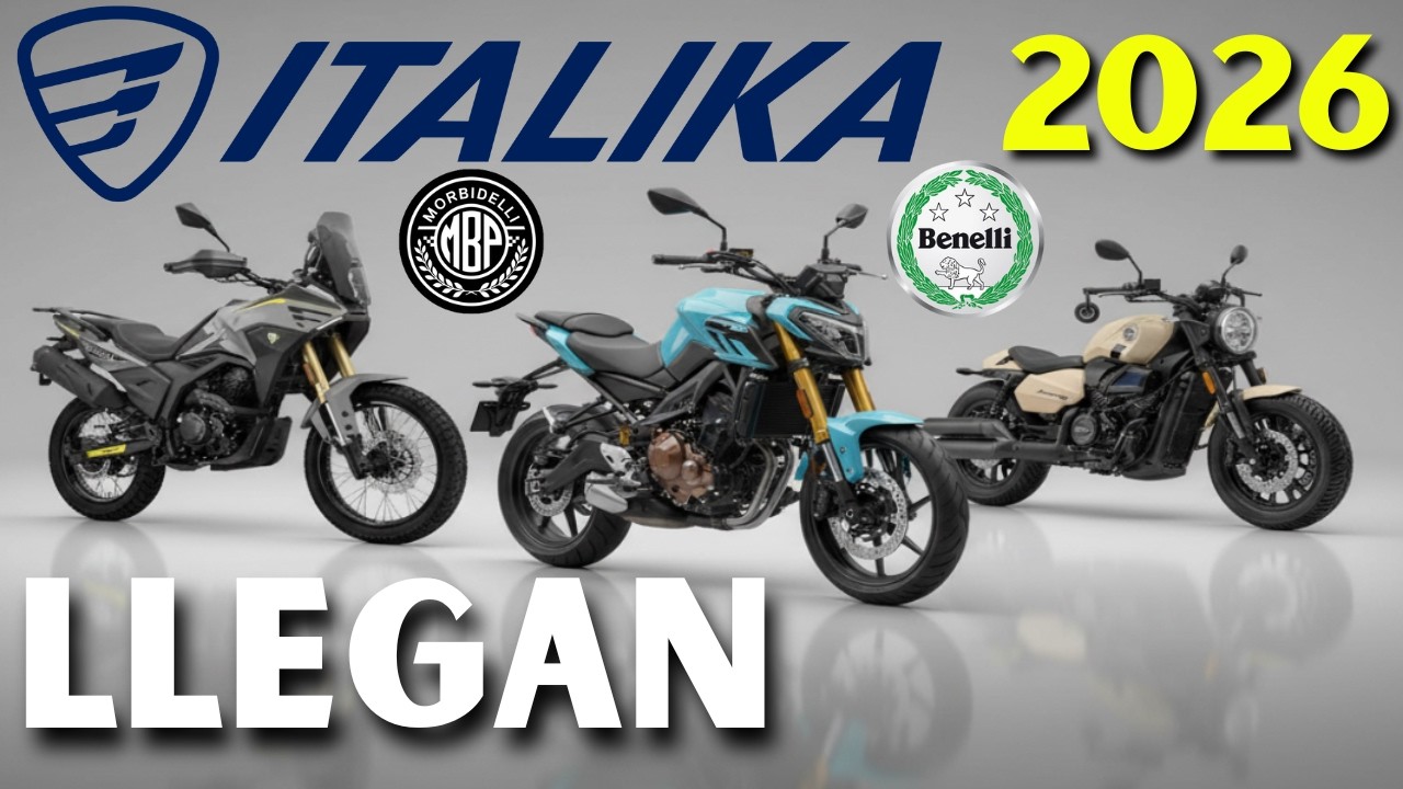 Nuevas motos Italika 2026 en México -  de la Alianza Morbidelli, Hero, Benelli