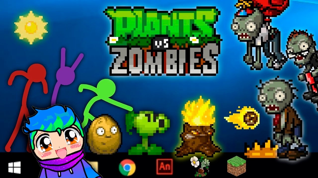 Animacion Vs. Plantas Vs. Zombies !! [Animation vs. PVZ🌱] / Carlos Infinito REACCIONA Tushar Kd