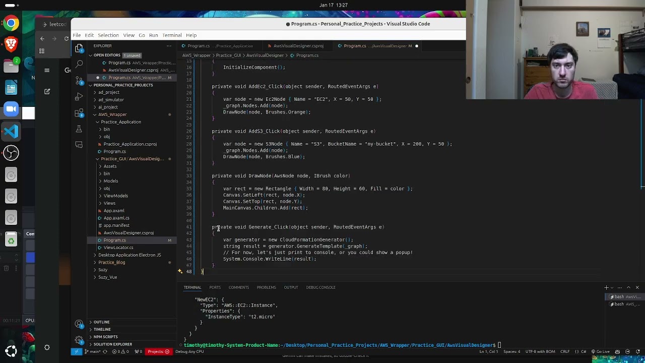 C# GUI Investigation
