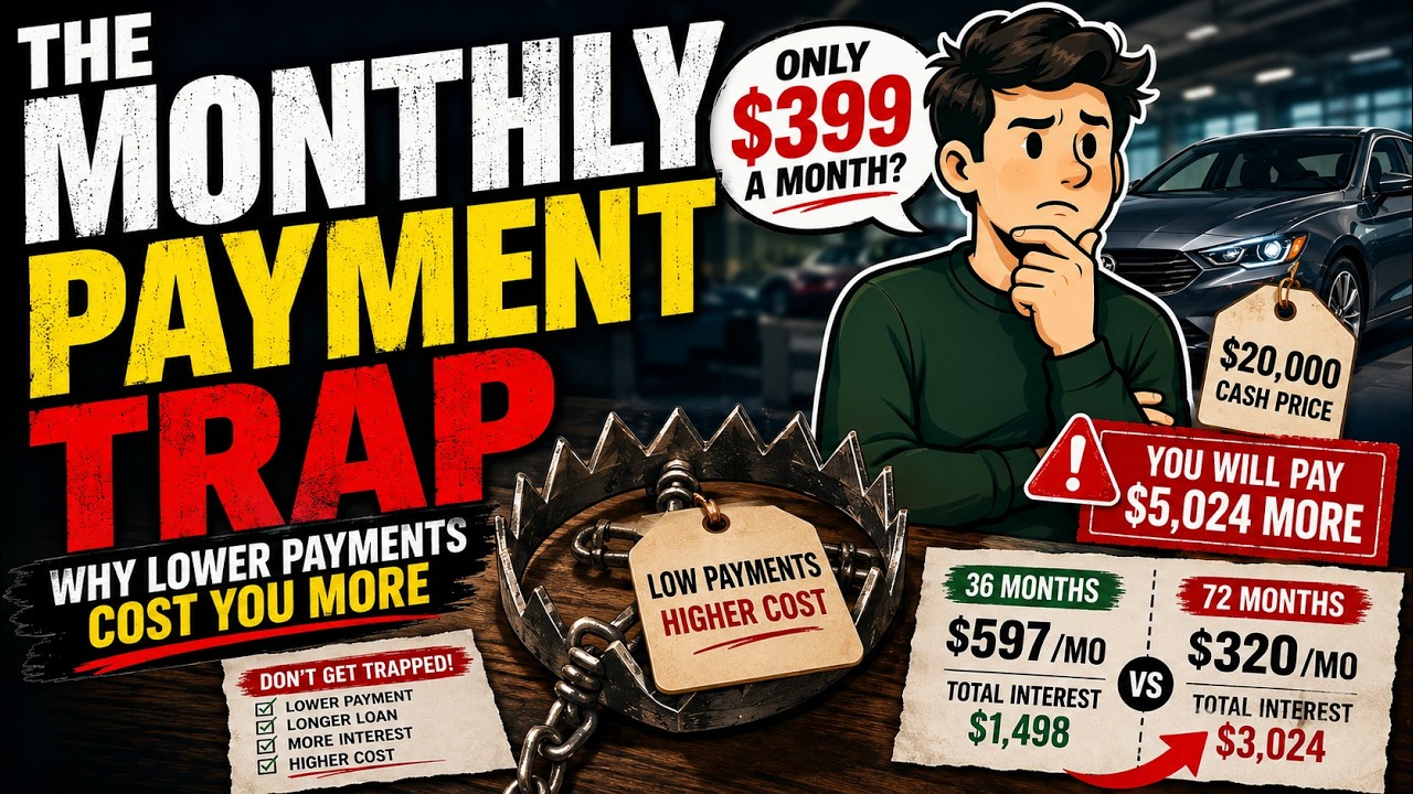 The Monthly Payment Trap, How Lower Payments Cost You More!