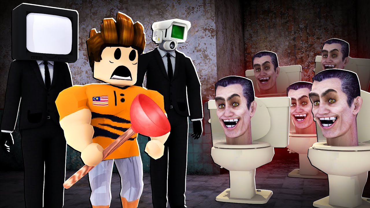 Skibidi Episode 55: Horangi Nak Flush Semua Skibidi.. (Roblox Malaysia)