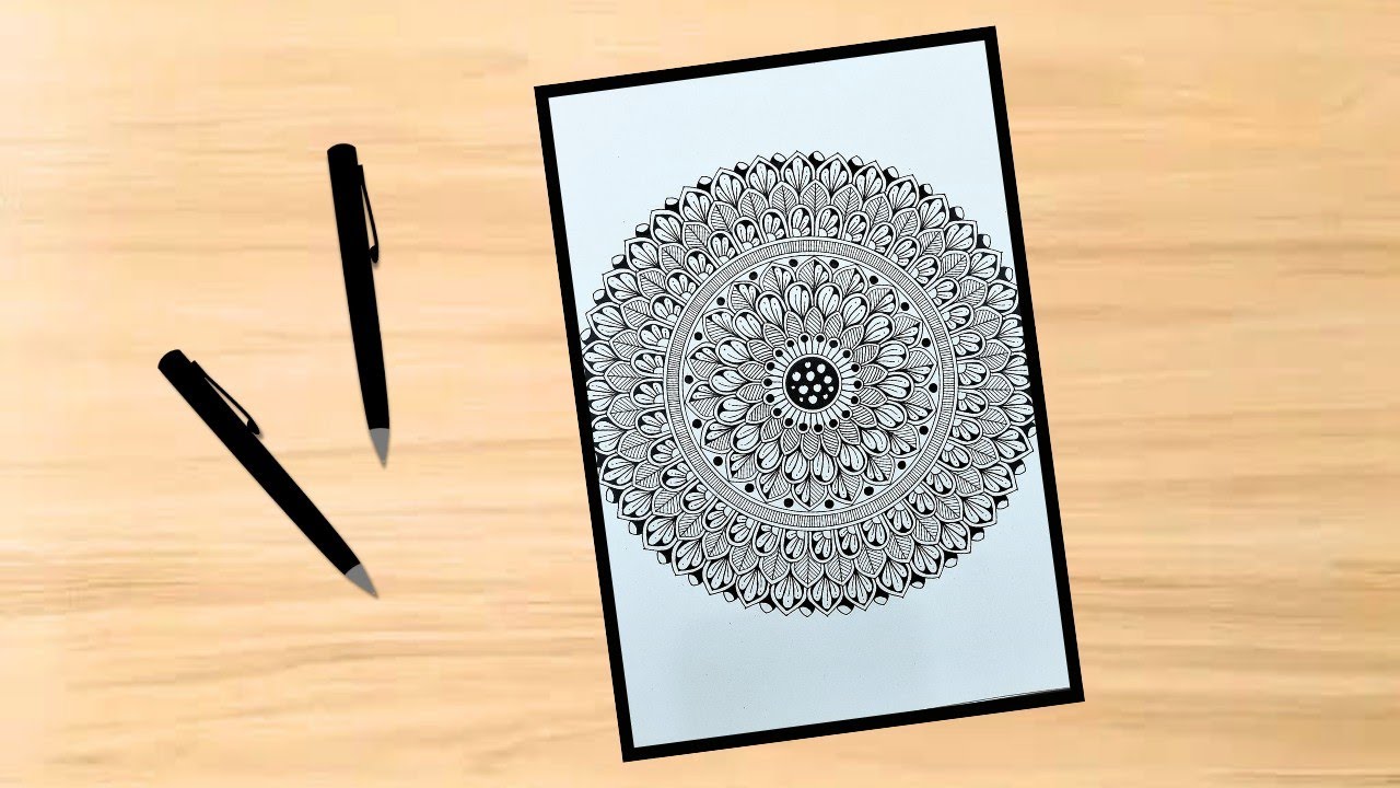 How to Draw Mandala Art for Beginners | Step-by-Step Tutorial | Easy Mandala Drawing | @RahulGuha26