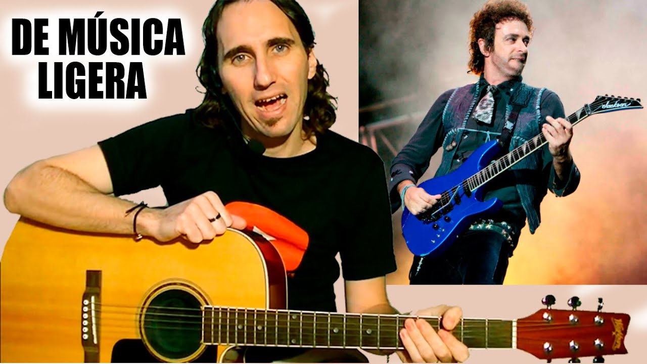 Como Tocar De Música Ligera en Guitarra Acústica - Soda Stereo TCDG