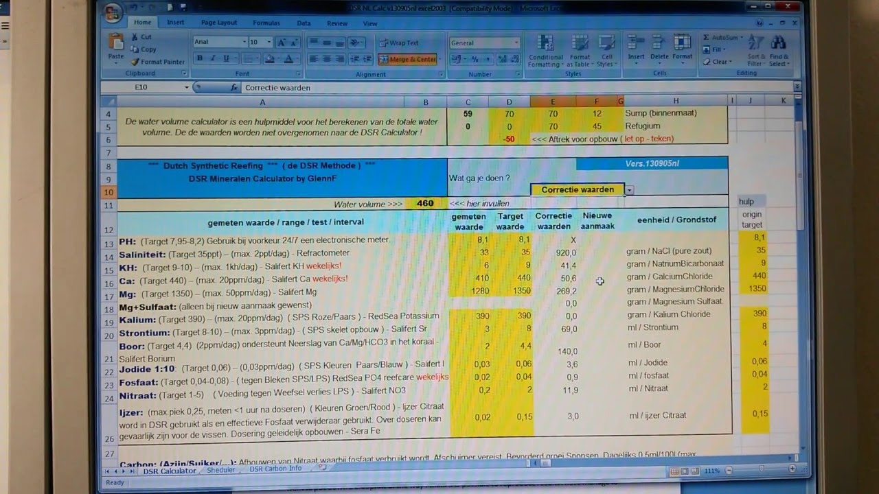 How to use DSR calculator (dutch version)