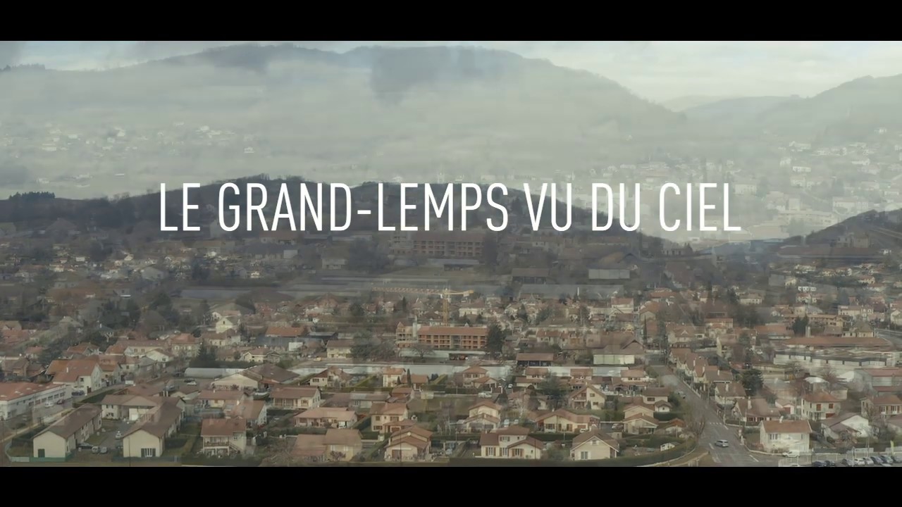 Le Grand-Lemps vu du ciel