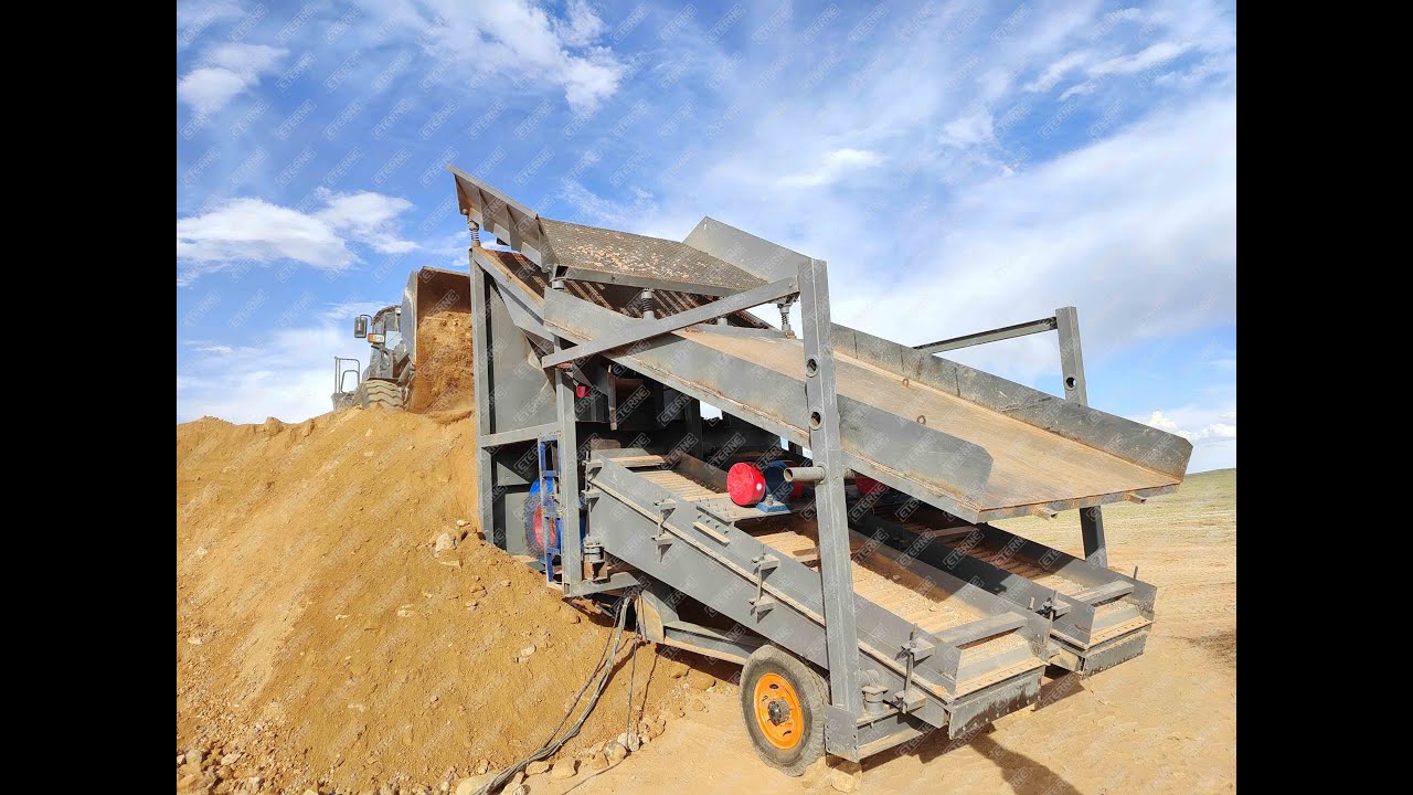 ETERNE DRY GOLD WASHER WORKING IN MONGOLA