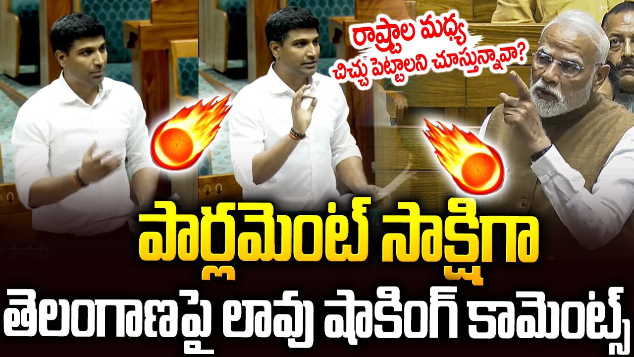 తెలంగాణపై టీడీపీ ఎంపీ సంచలన కామెంట్స్ #lavusrikrishnadevarayalu About #telangana #parliament | SMP