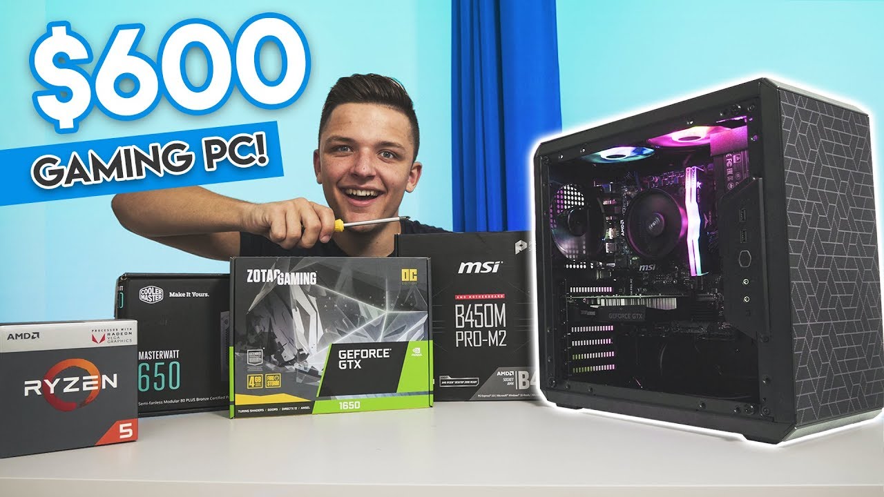 Epic $600 Gaming PC Build 2019! [1080p Gaming Benchmarks - GTX 1650 & Ryzen 3!]
