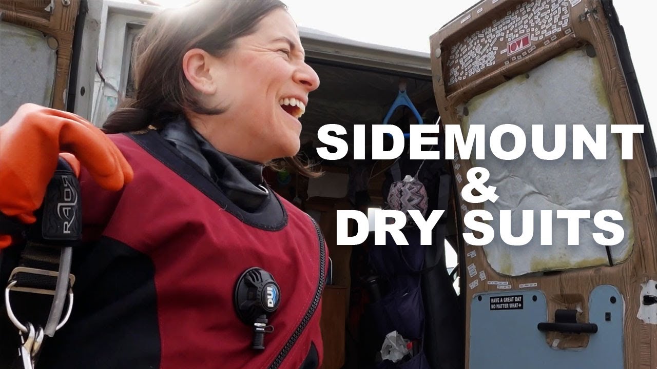 Don’t make the same mistakes I did 😳 Sidemount diving with a dry suit