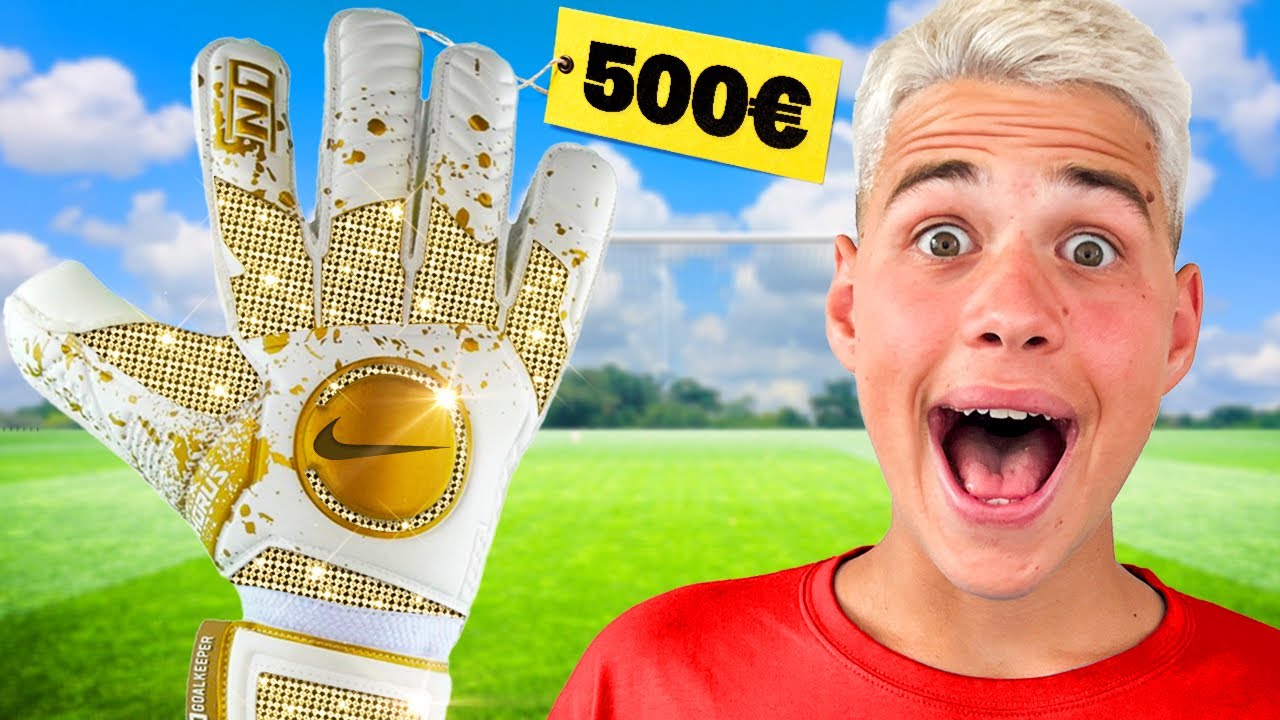 ⚽️ CONSEGUÍ los GUANTES de FÚTBOL más CAROS del MUNDO! 🤑