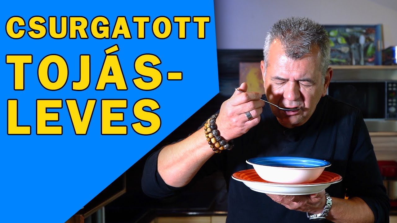 Csurgatott tojásleves
