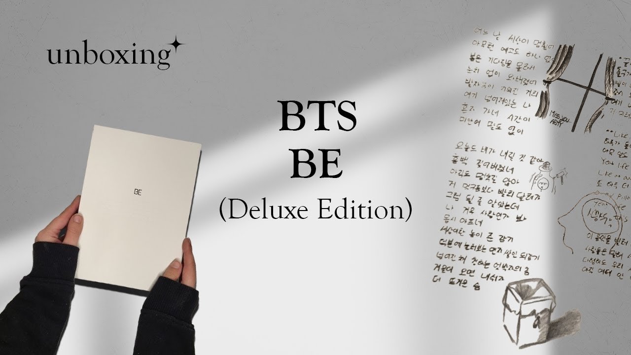 Расспаковка альбома BTS - BE / Unboxing album BTS - BE