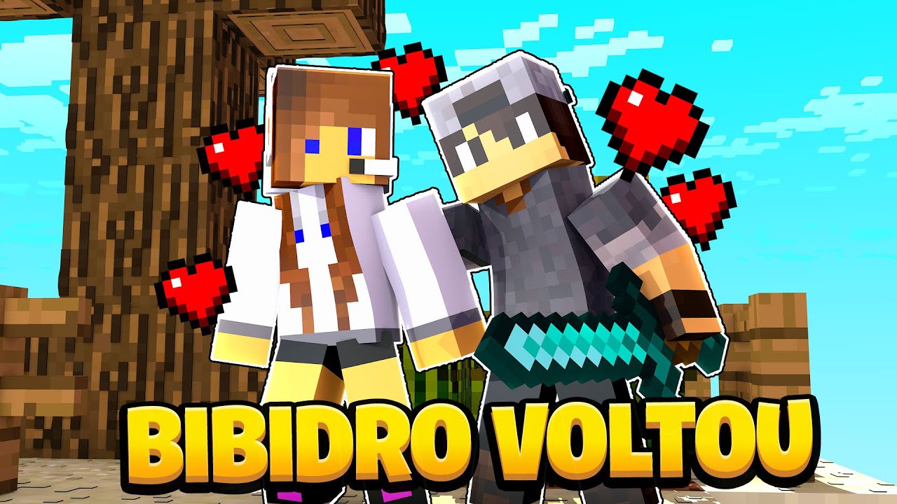 SR PEDRO E BIBI NO MINECRAFT DEPOIS DE 10 ANOS !!