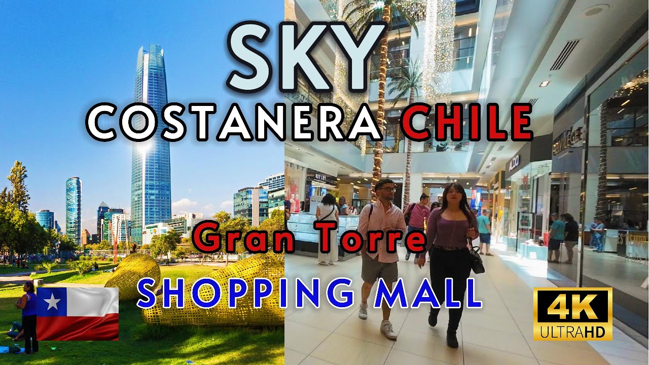 Sky Costanera Walking Tour | Santiago Chile | 4K