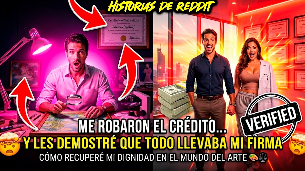 Mi esposa me pidió autenticar su arte… todo llevaba MI firma 🔍