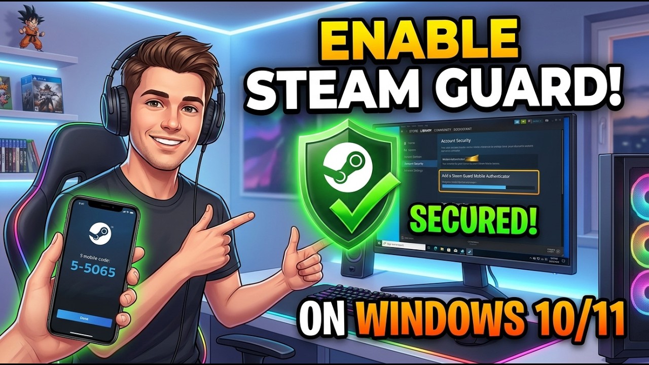 Как включить Steam PC Authenticator (Steam Guard) в Windows 10/11