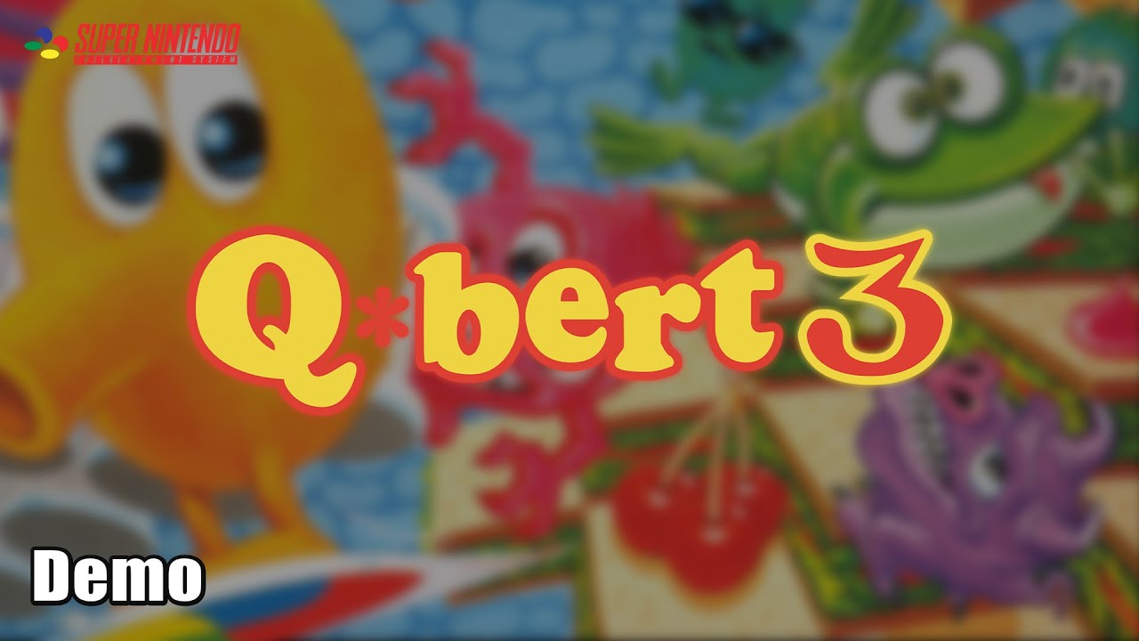 Давайте поиграем в Q*bert 3 | Демоверсия | Super Nintendo - без возрастных ограничений