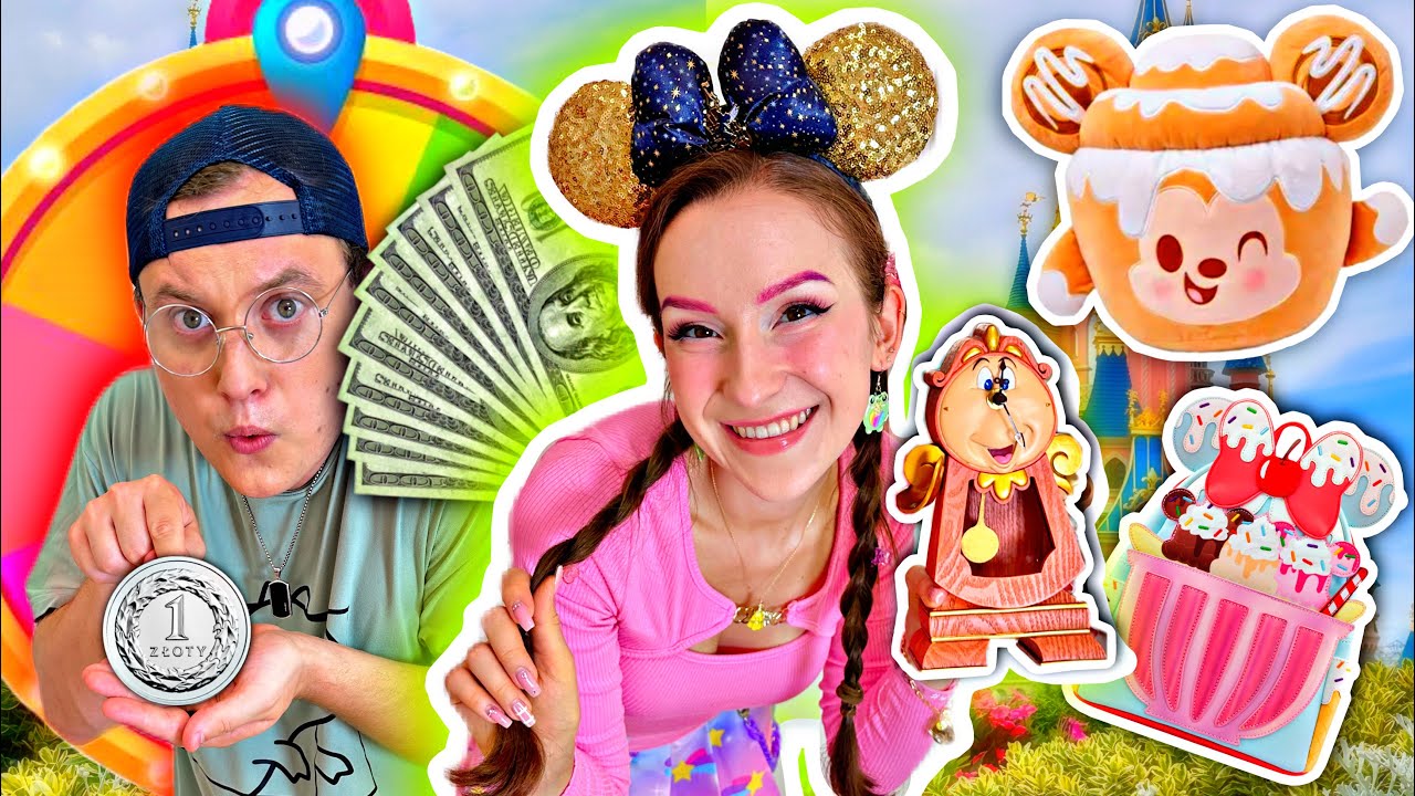 KOŁO FORTUNY DECYDUJE CO KUPUJE W DISNEYLAND!😱🙈