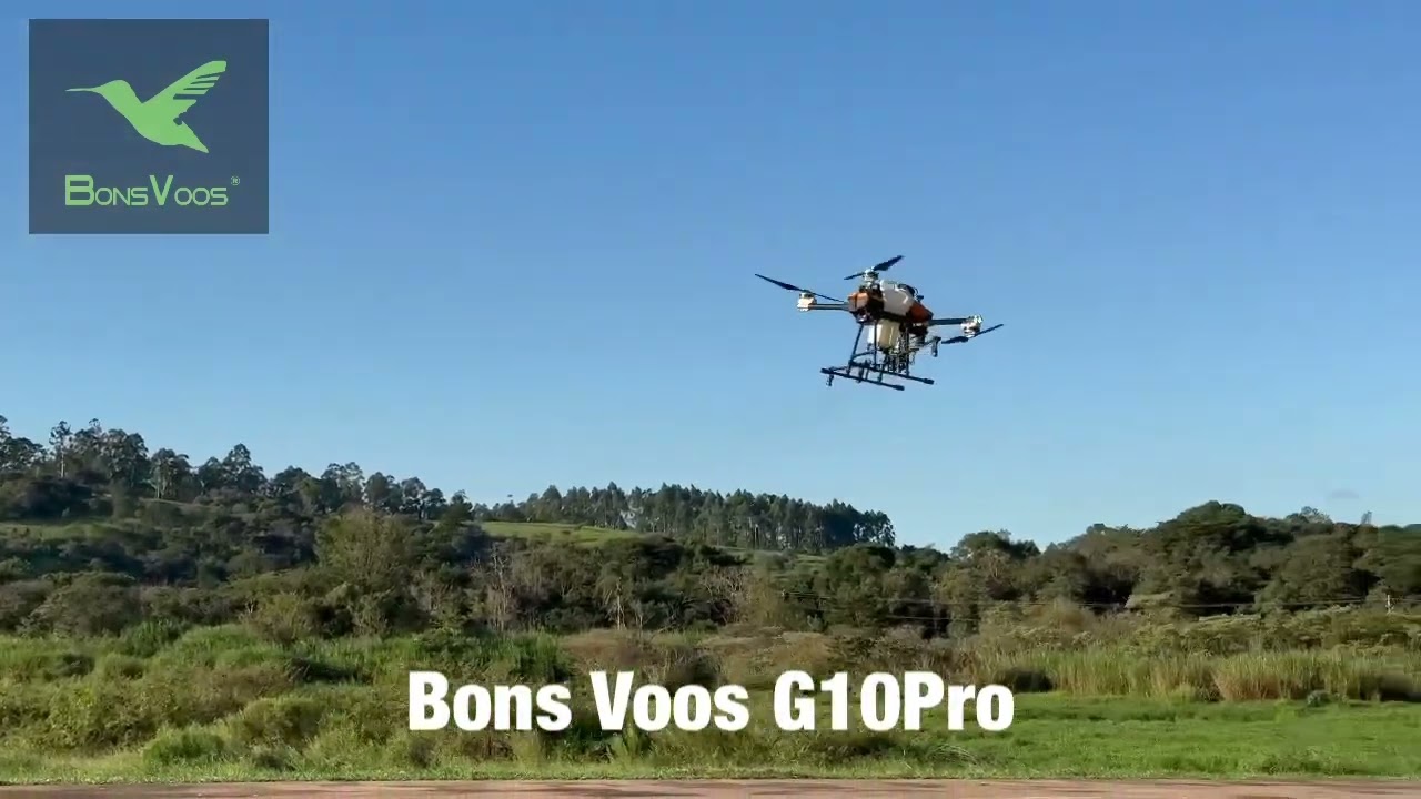 Drone Pulverizador marca Bons Voos - Modelo G10 Pro