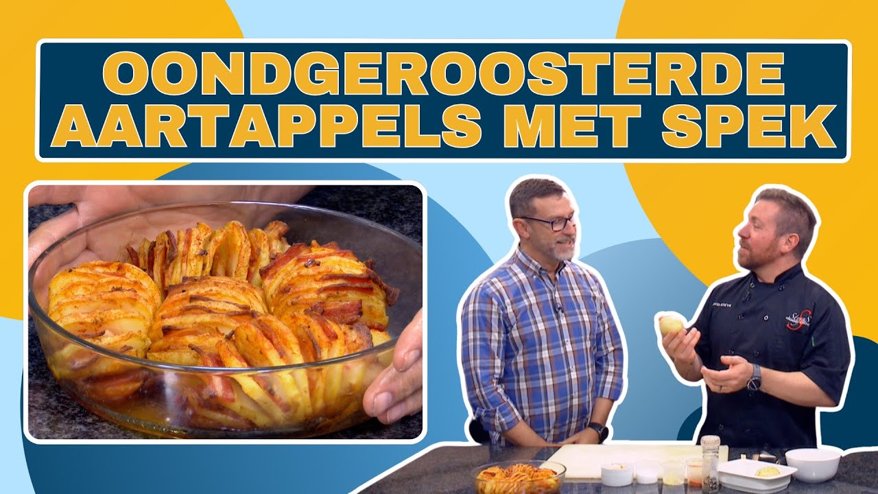 GROOT-Kombuis | David Steyn maak 'Oondgeroosterde  aartappels met spek' | 18 Julie 2024
