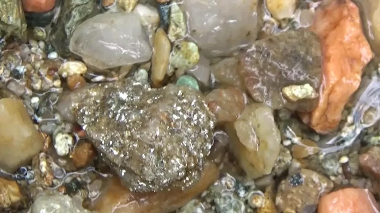 Нашёл россыпь Золота возле ртутного ручья! #gold