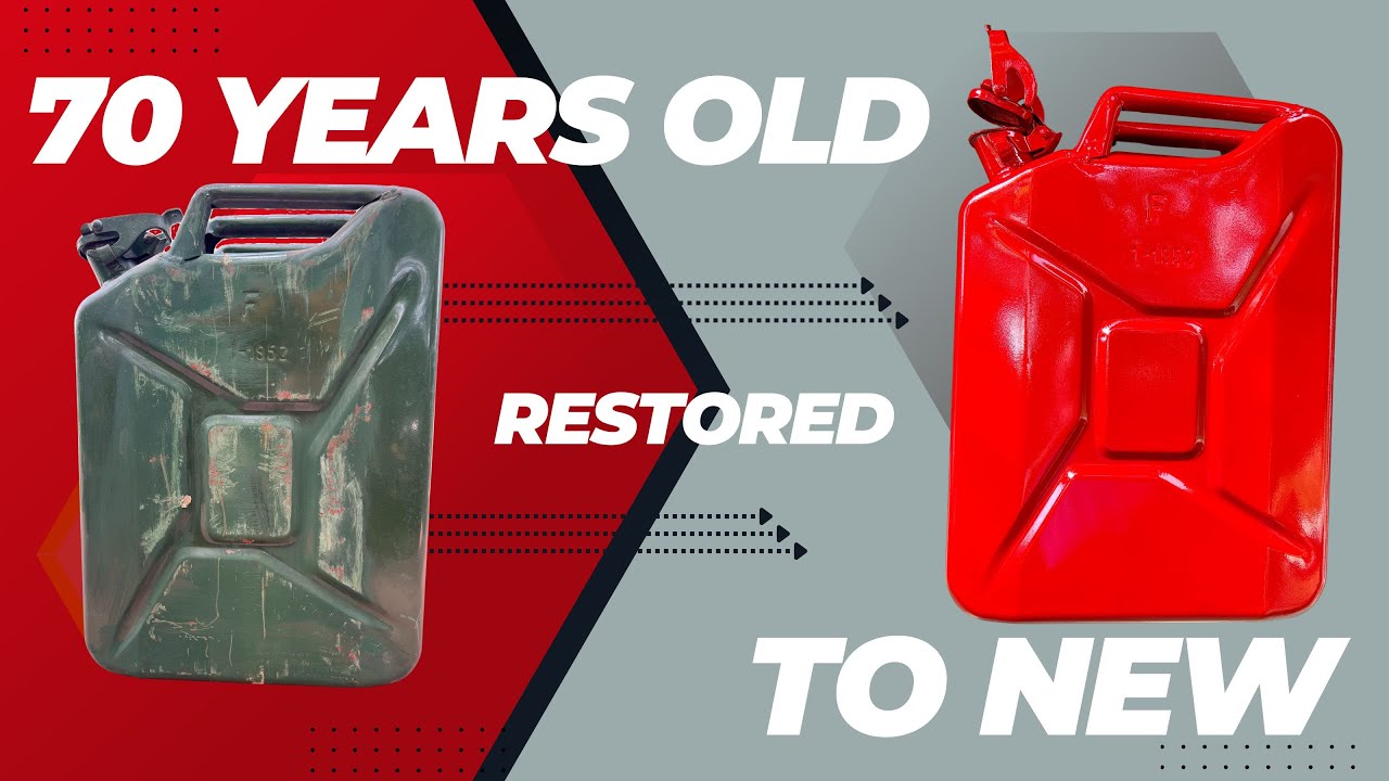 Restoring a 70 Year Old Jerry Fuel Can