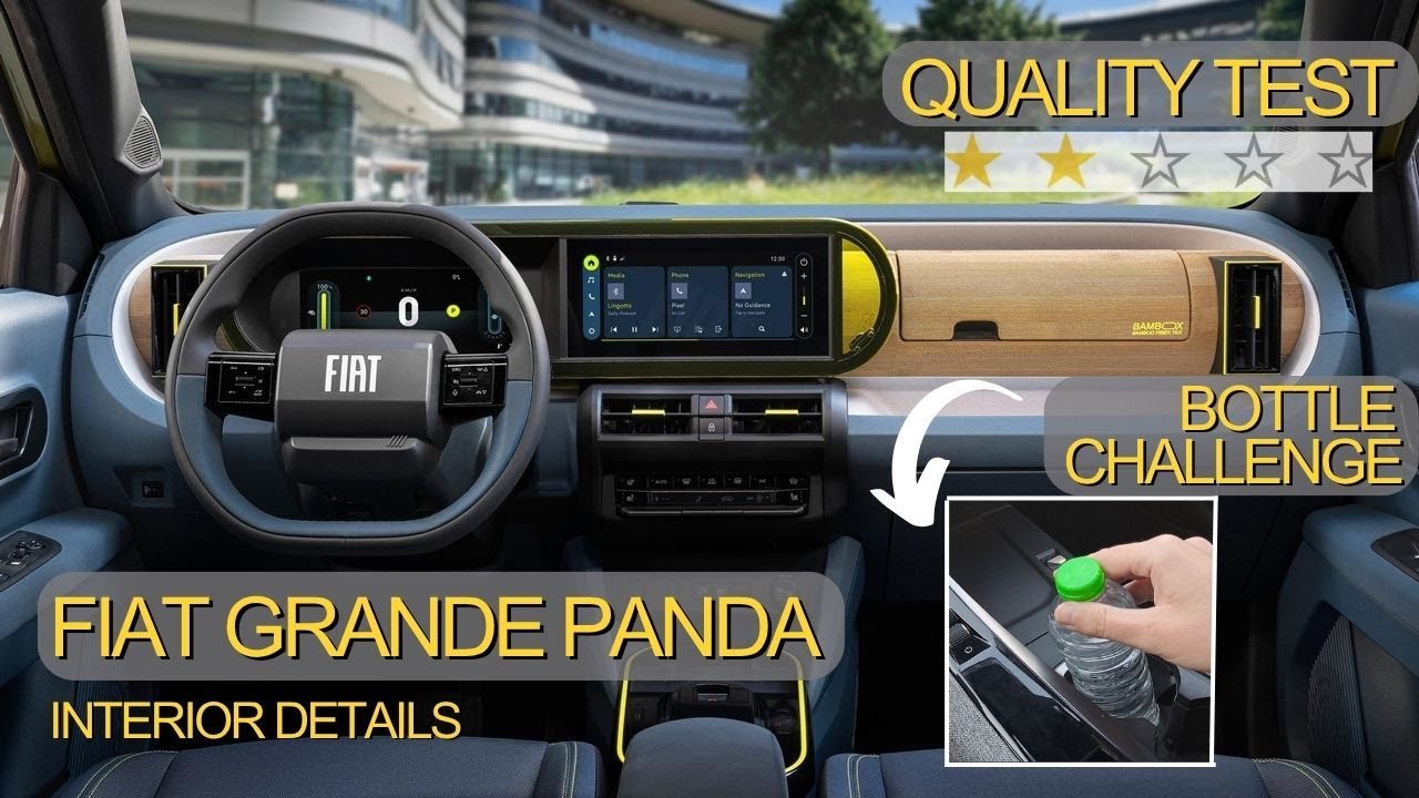 Fiat Grande Panda Hybrid 2025 | You won’t believe the 13L dashboard storage!