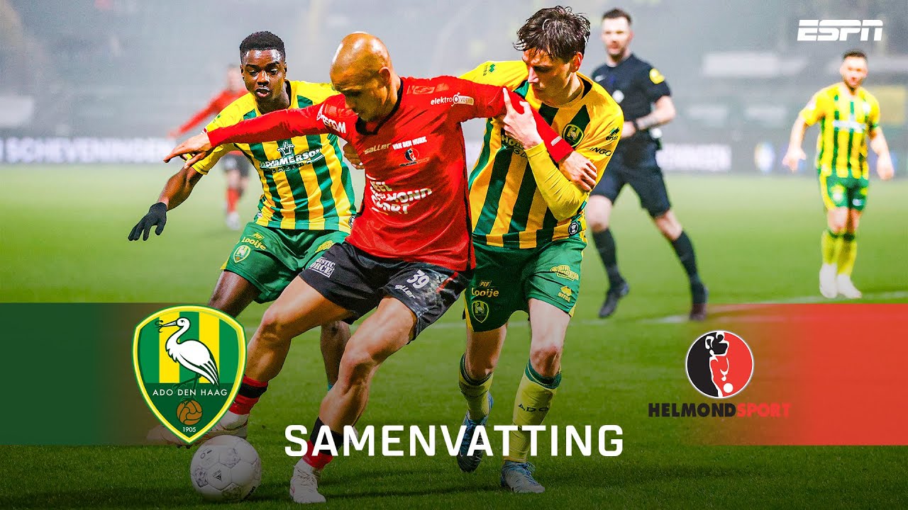 🔥 𝙅𝘼𝙍𝙄 𝙑𝙇𝘼𝙆 bewijst zijn waarde, vroege rode kaart ADO 🟥 | Samenvatting ADO Den Haag - Helmond Sport