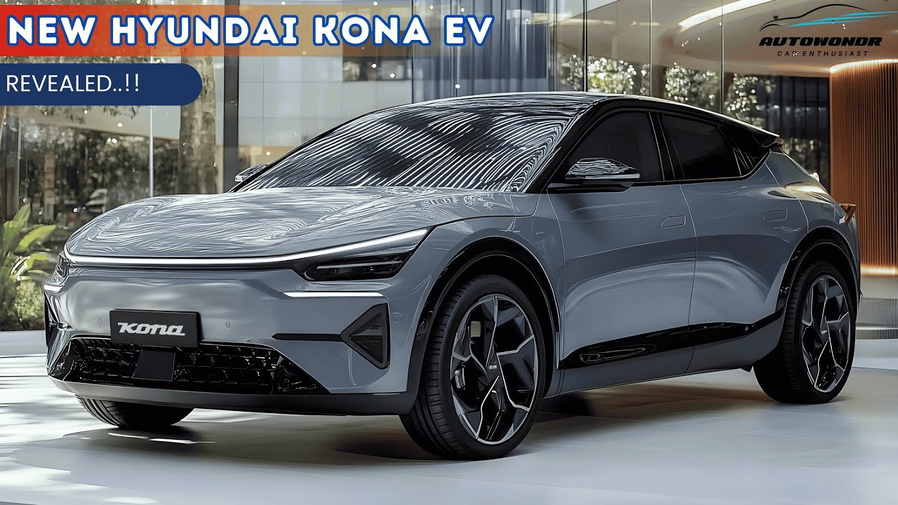 Hyundai KONA EV 2027 &ndash; электрический кроссовер нового поколения уже здесь!