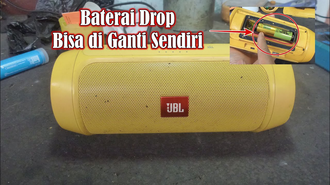 Mengganti Baterai JBL Charge 2 Plus Dengan Baterai 18650