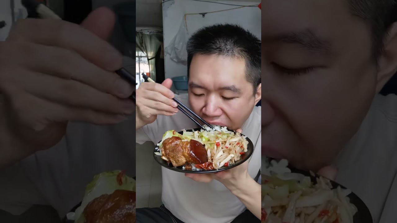 猪蹄有点大，吃好几天了#农村家常菜 #妈呀太香了 #普通的饭菜都是家的味道