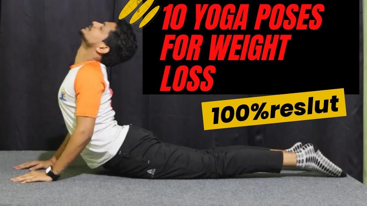 Yoga For Weight Loss 10 Minutes /10 Easy Yoga Poses by Jairam Yoga | Manmohan Yogi