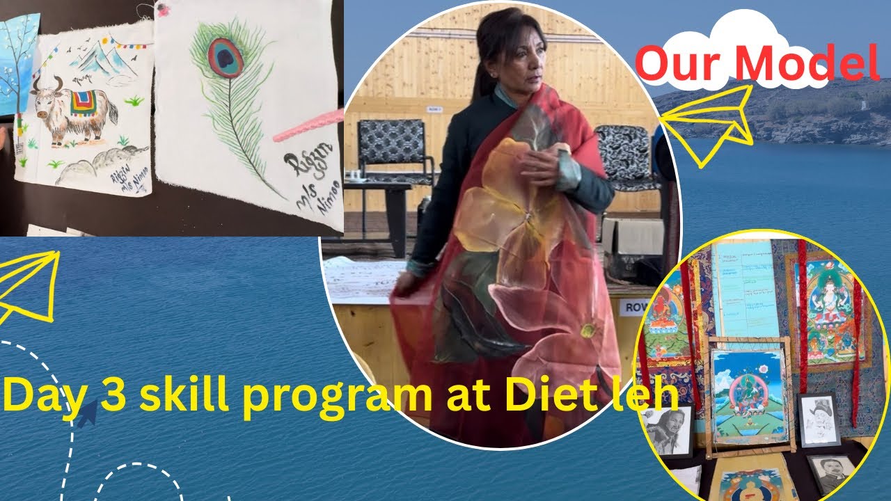 Day 3# workshop# display of skills by teachers# Diet leh# yt# Ladakhi vlogger 