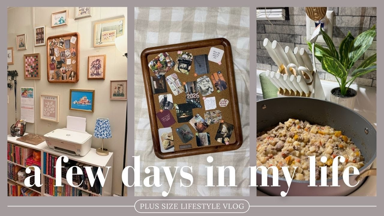 Gallery Wall Refresh, Shed Clean Out, Hearty Crockpot Recipe, Creating My 2026 Vision Board