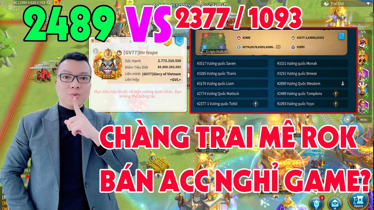 Chàng Trai Mê Rok bán ACC nghỉ game?