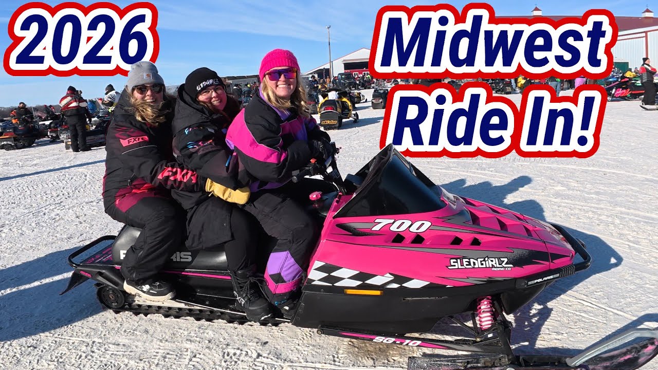 Midwest Ride In 2026! Red Rockets and thousands of other vintage and classic snowmobiles! !