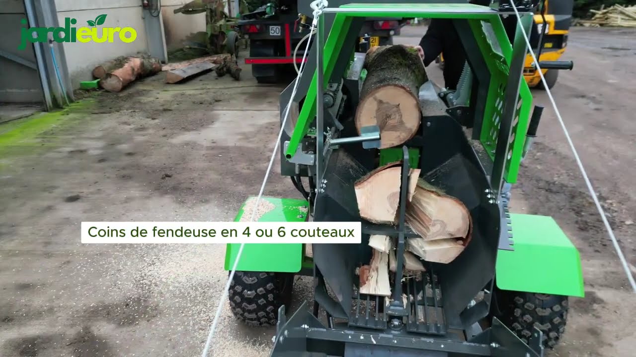 Combin&eacute; pour bois de chauffage WoodMax PLUS Jardieuro
